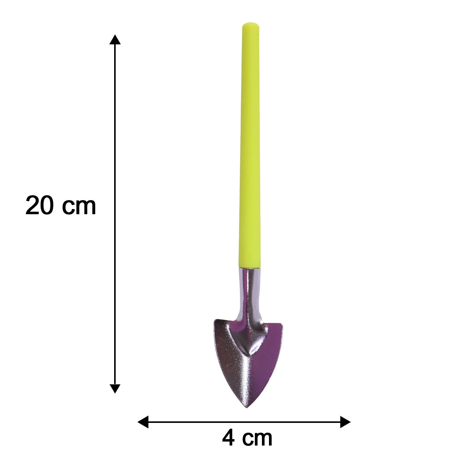 Size guide illustration for the Mini Gardening Tool Set, showing compact dimensions.