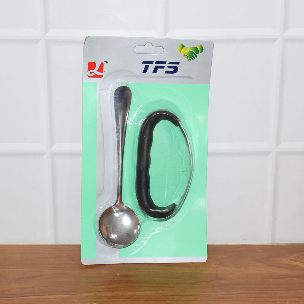 Heavy-duty garlic press tool in use during food preparation