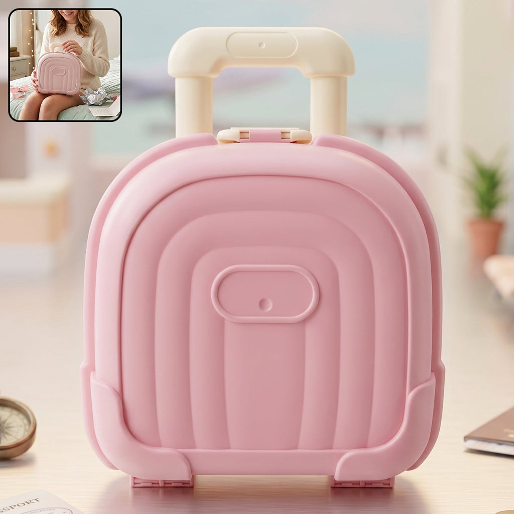 Mini suitcase storage box organizer