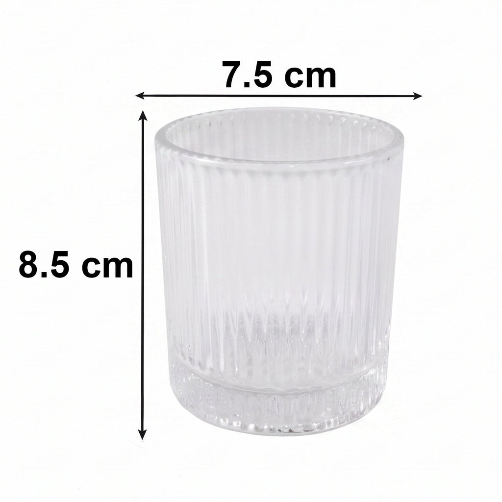 Premium transparent crystal glass tumbler for daily use