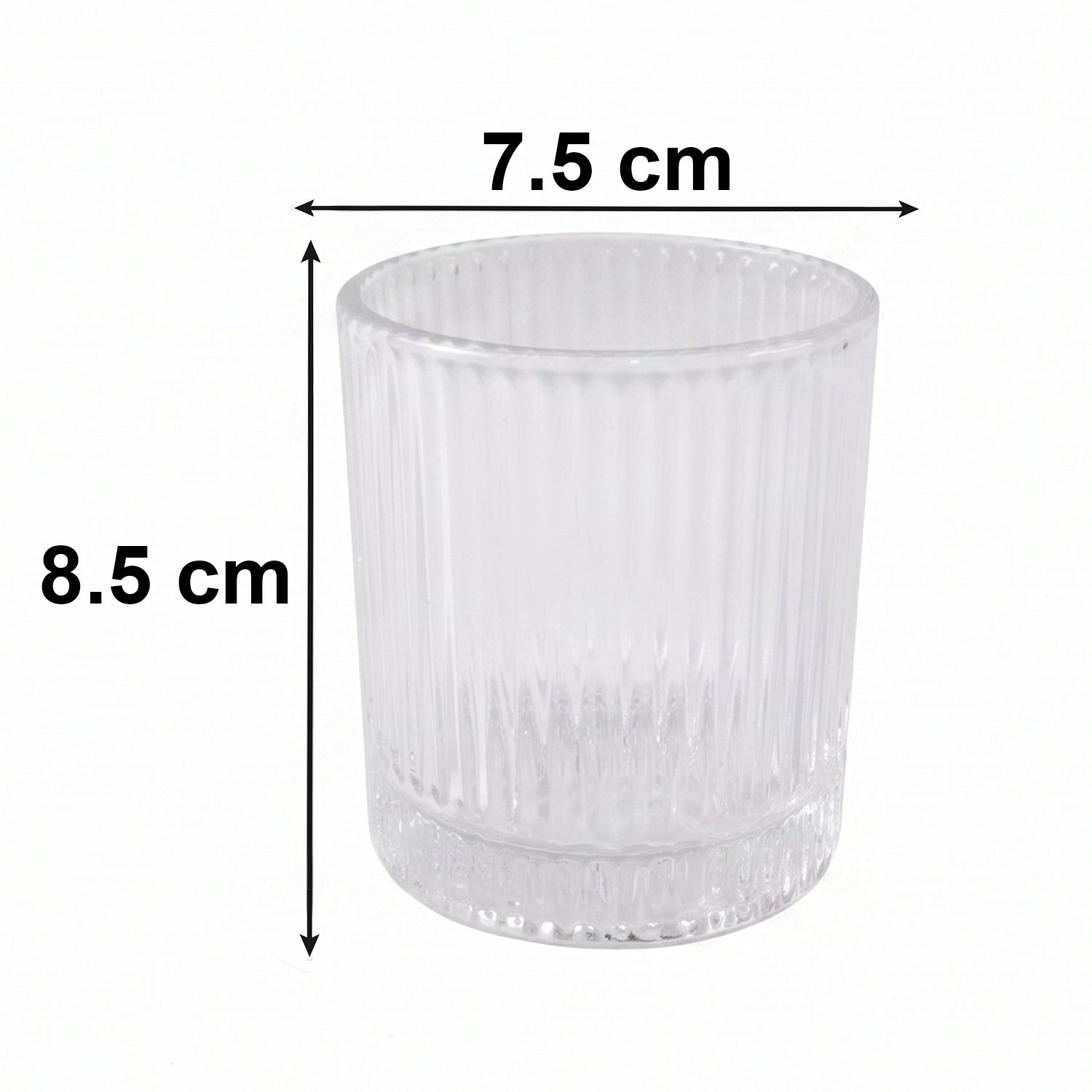 Premium transparent crystal glass tumbler for daily use