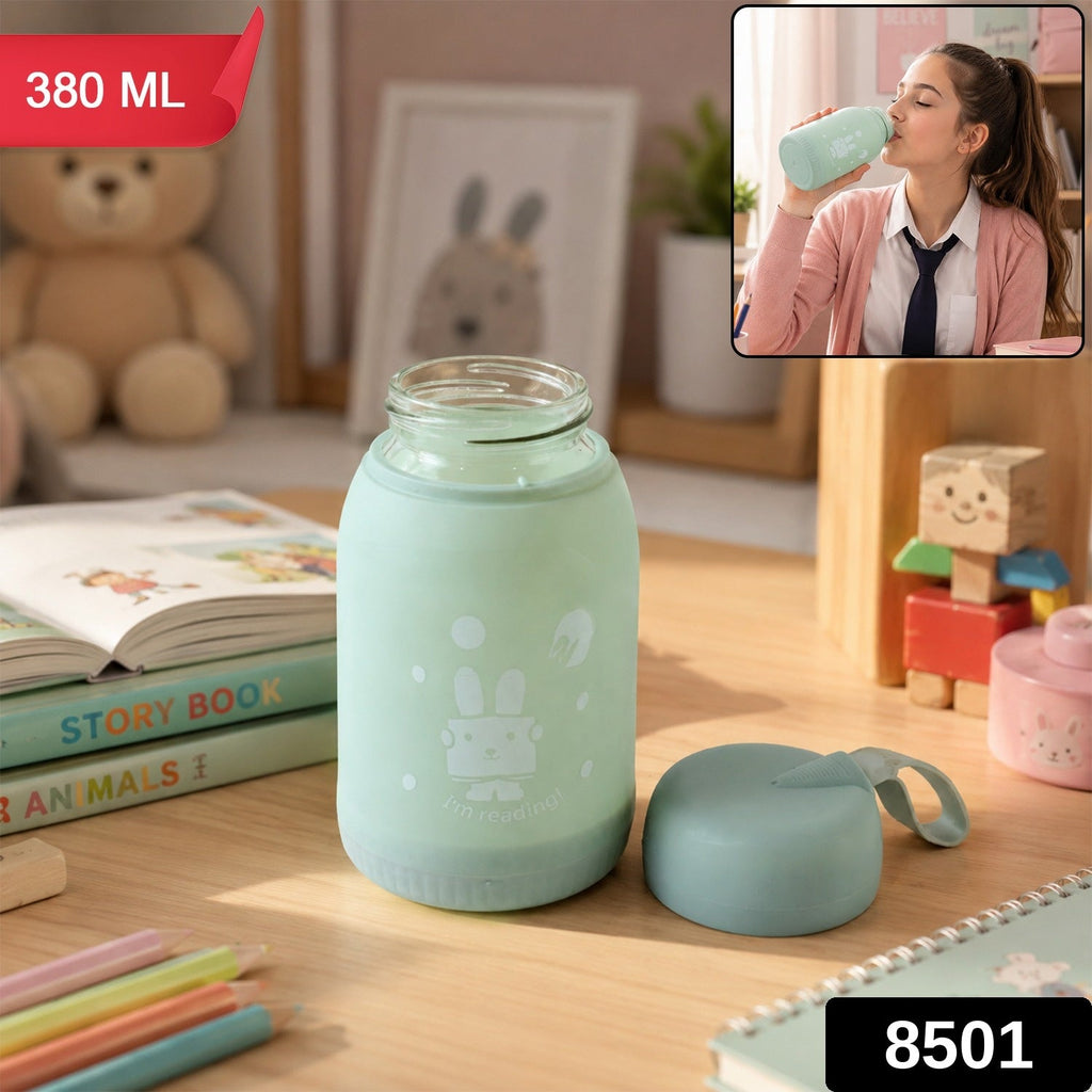 Clear glass bottle office use
