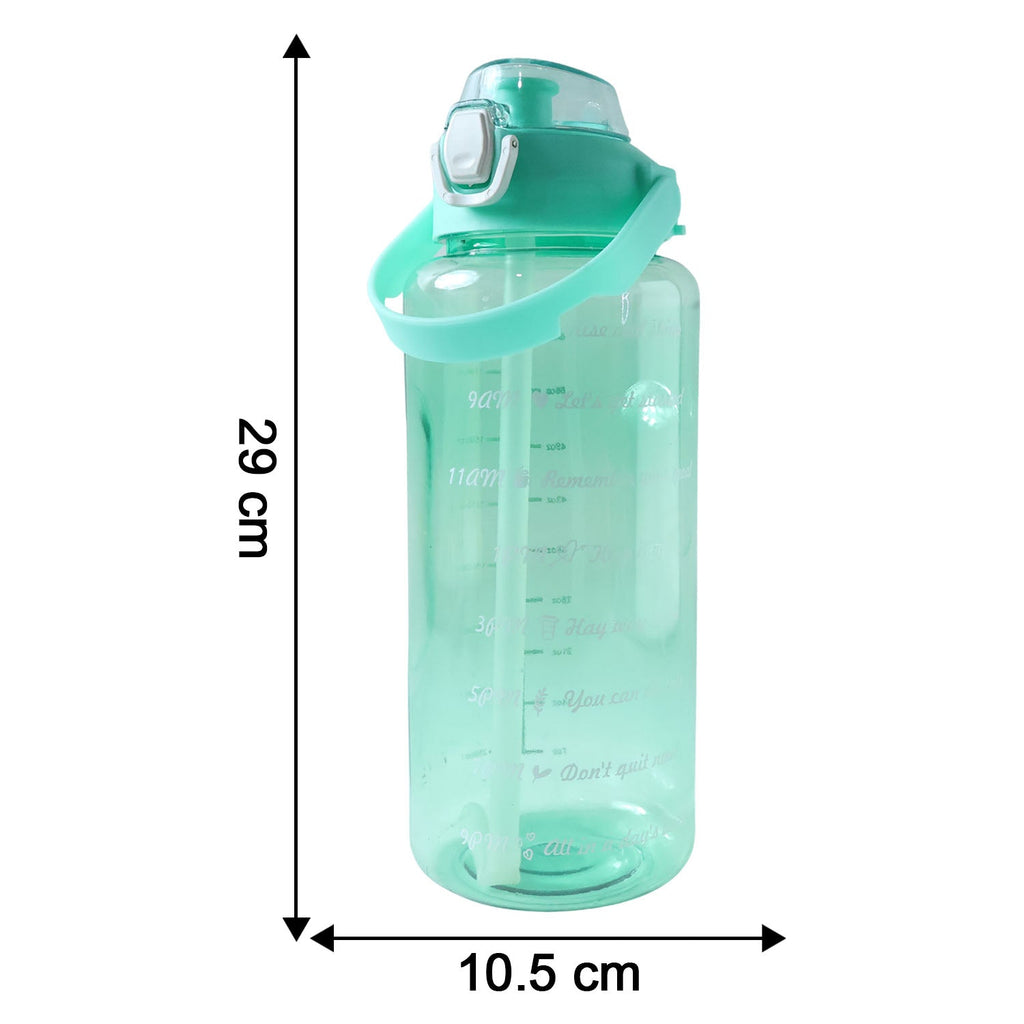 Main image of 2 litre leakproof sports water bottle with flip lock