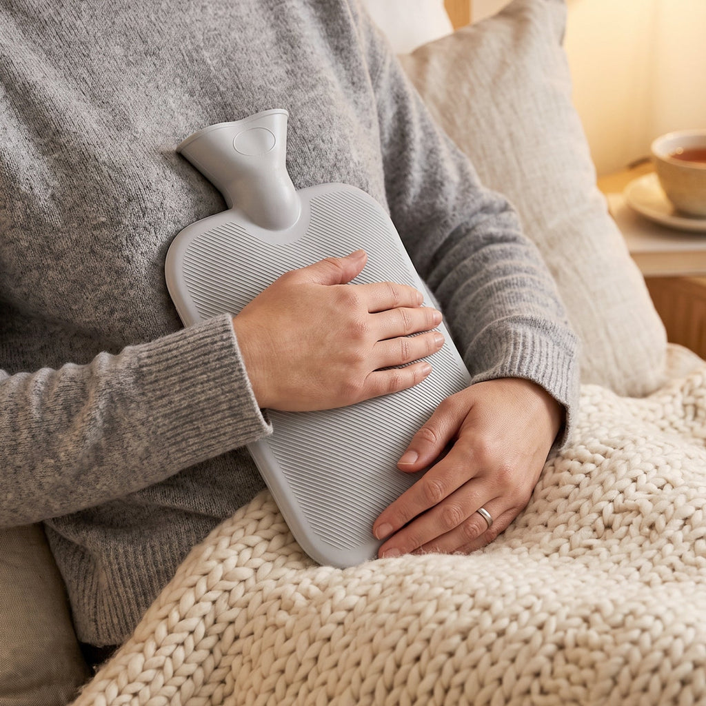 Hot water bag for period cramps and stomach pain
