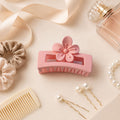 Stylish plastic hair claw clip with strong grip for women and girls