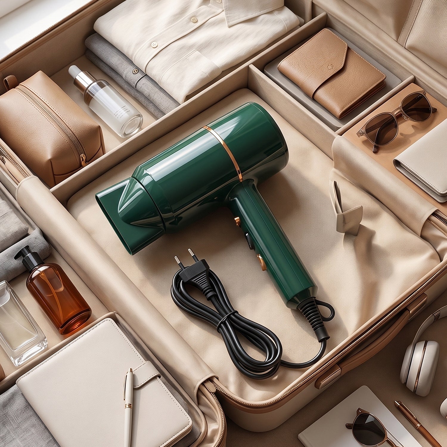 Salon style electric hair dryer for quick drying and styling