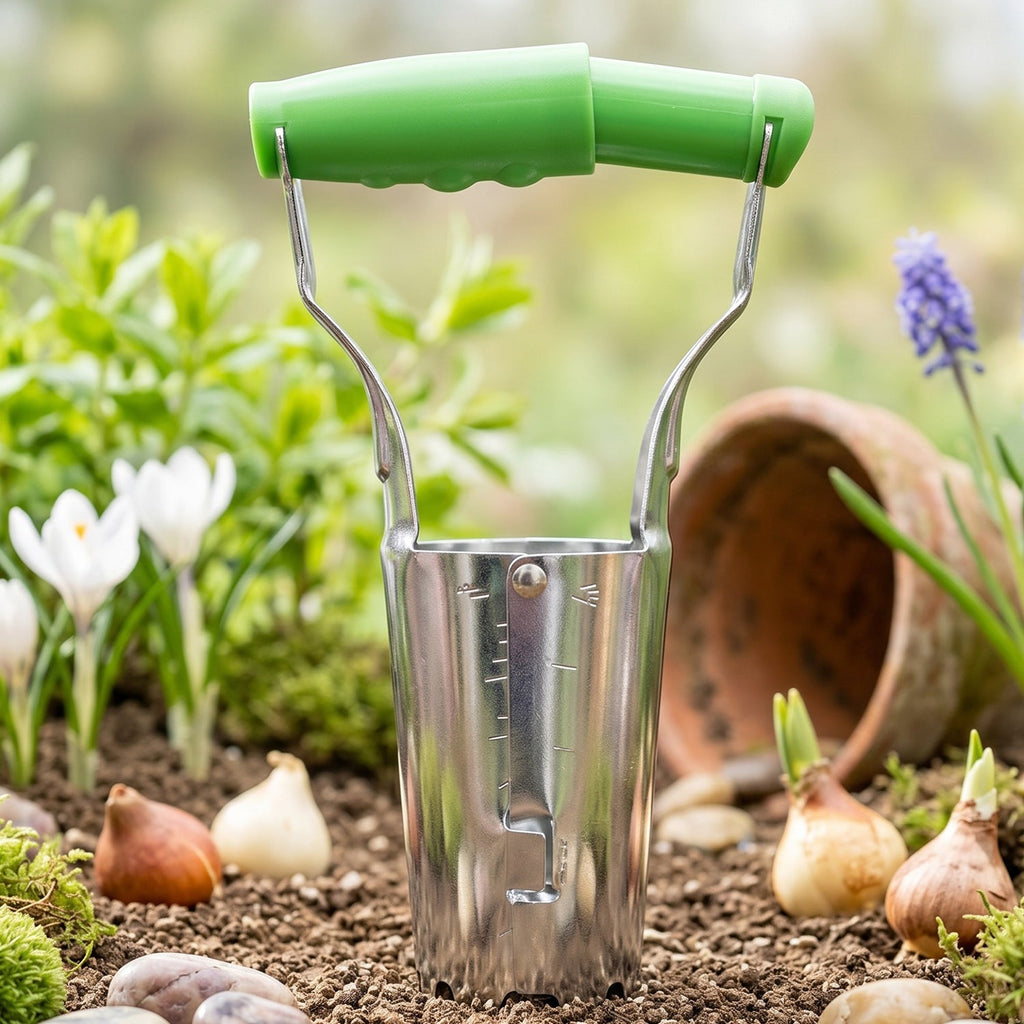 Bulb planter handle detail