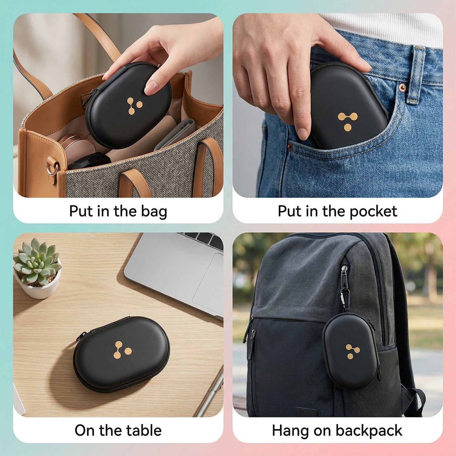 Bluetooth earbuds travel case