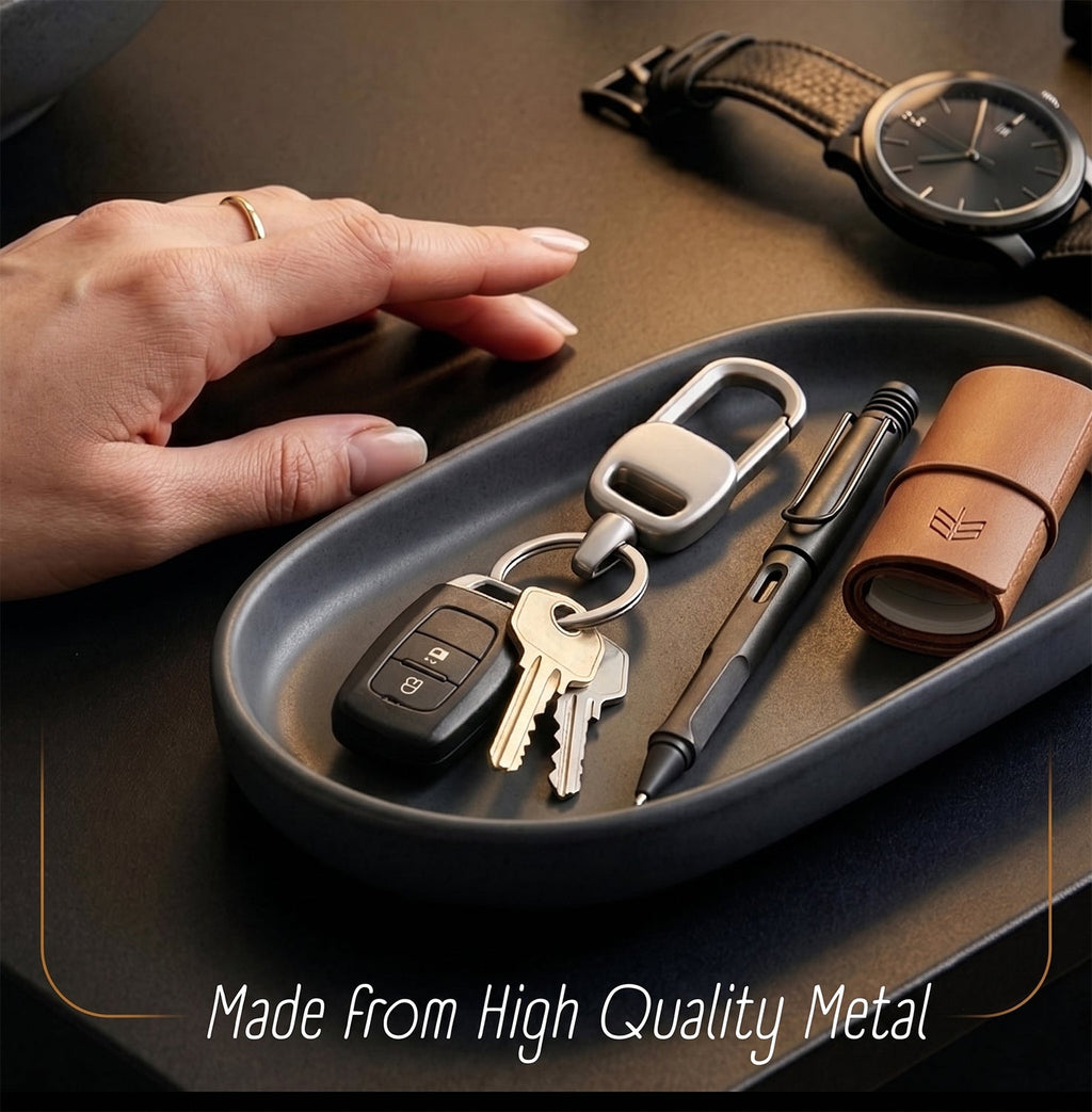 Stylish and sturdy metal key holder clip for keys