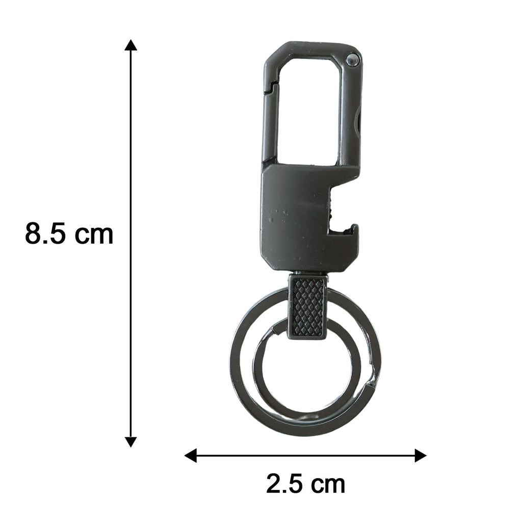 Compact and rugged metal key holder, designed to be lightweight for daily carry.