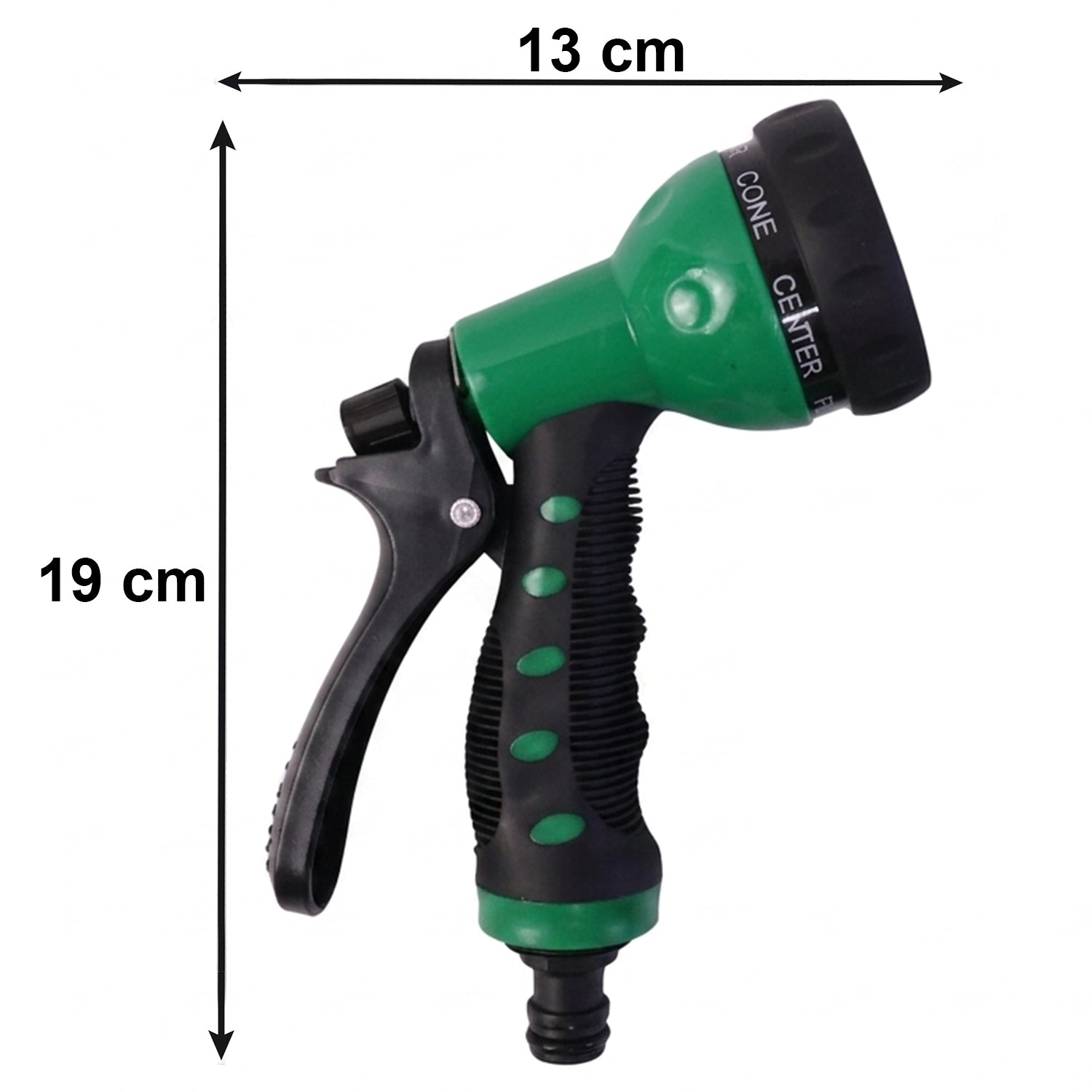 Garden spray gun with adjustable nozzle for car, bike, and outdoor cleaning