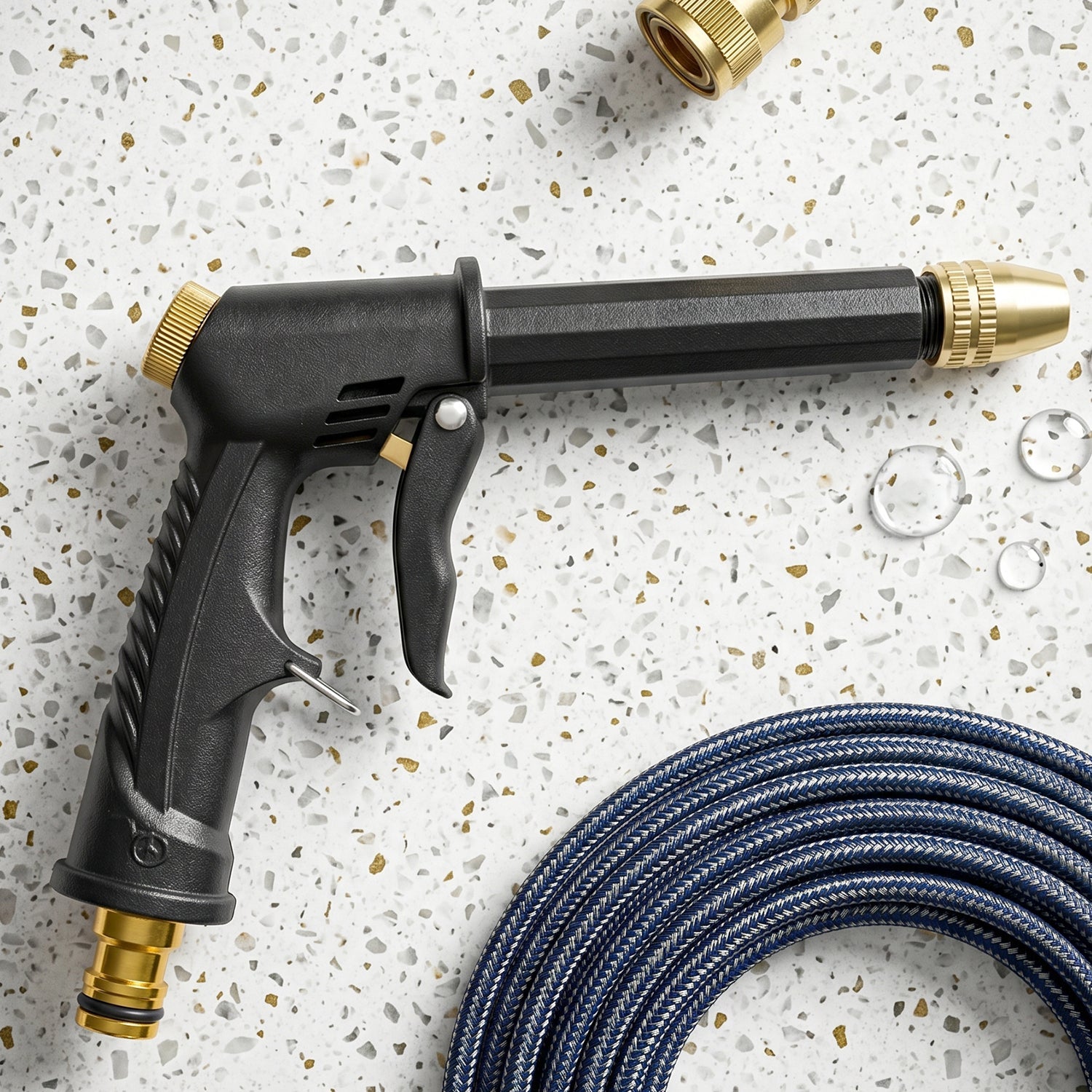 Water spray gun white bg