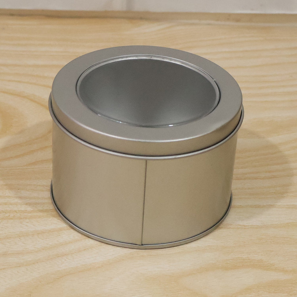 Round metal box daily use