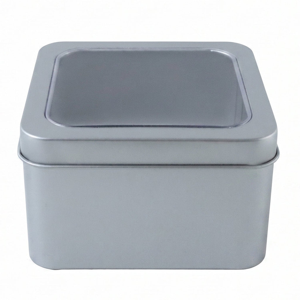 Tin box lid detail