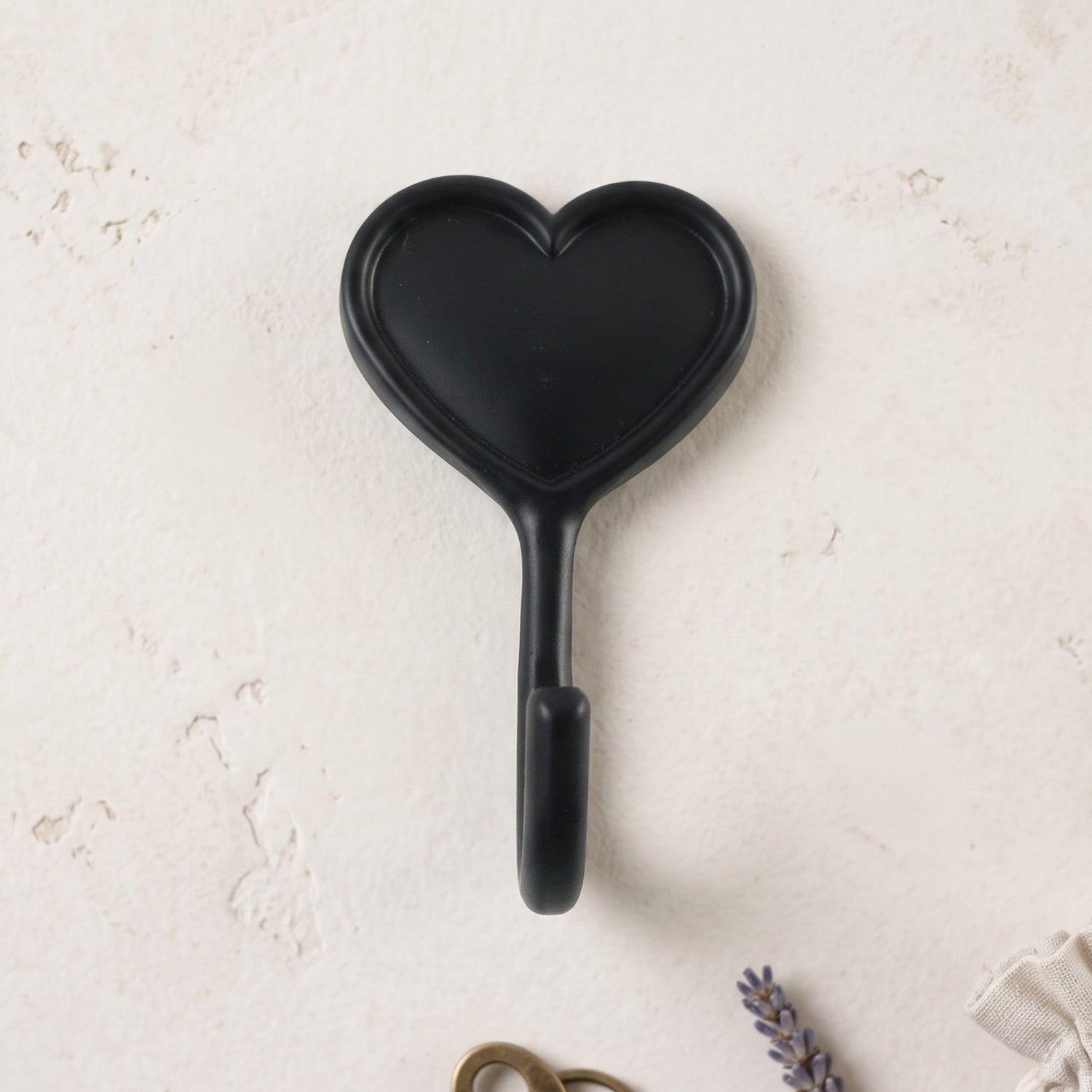 Self adhesive hook for keys, towels and accessories
