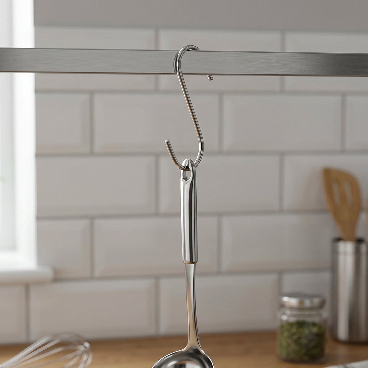S hook hanging detail
