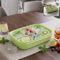 Mini Plastic 6 Cavity Fridge Storage Tray Ice Cube Tray Freezer Mold (1 Pc)