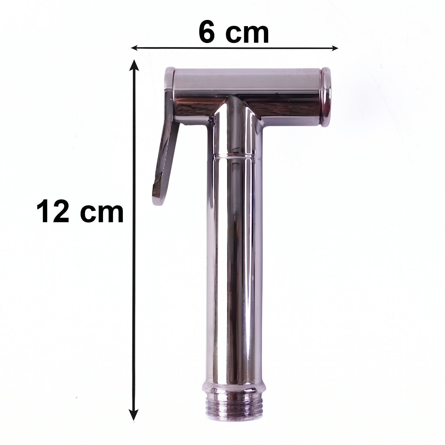Bathroom with installed brass Shattaf health faucet