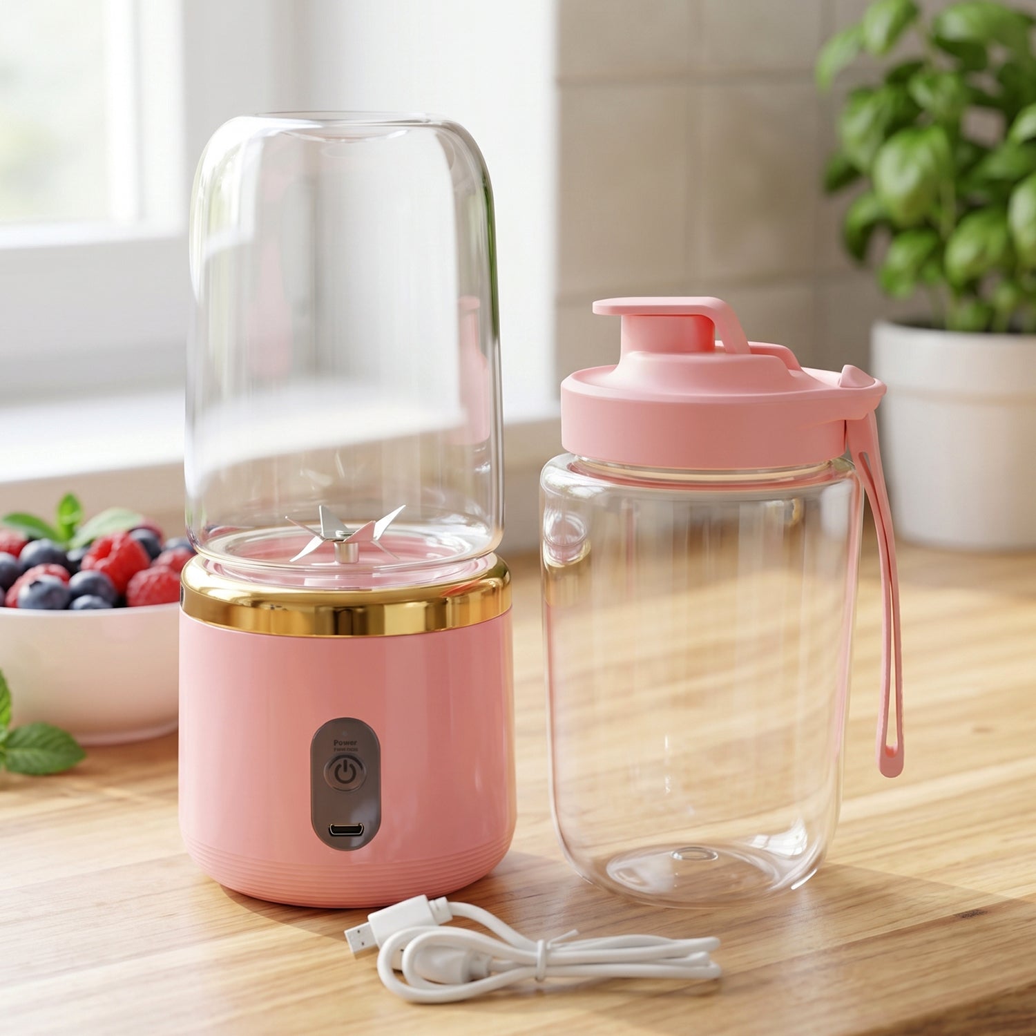 Portable juicer white bg