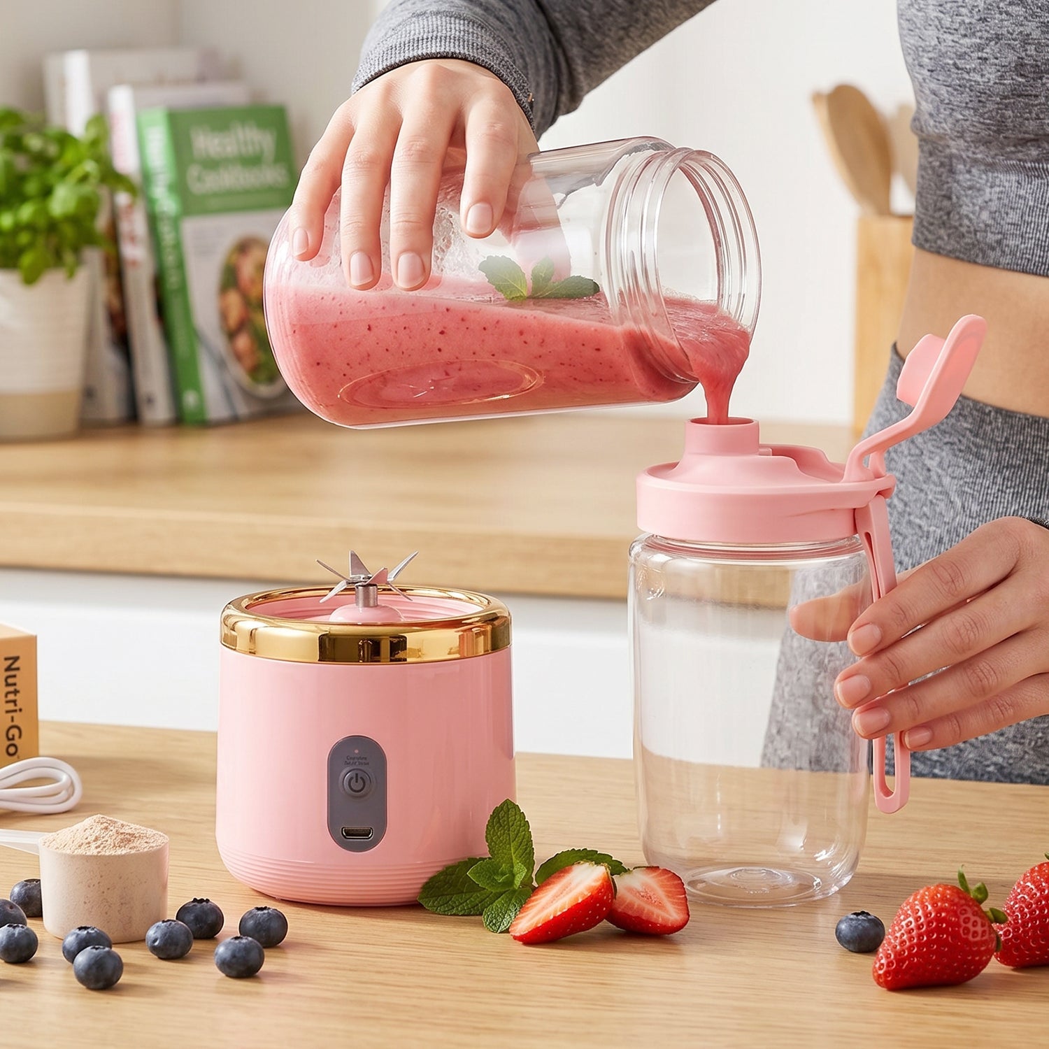 USB rechargeable blender juicer