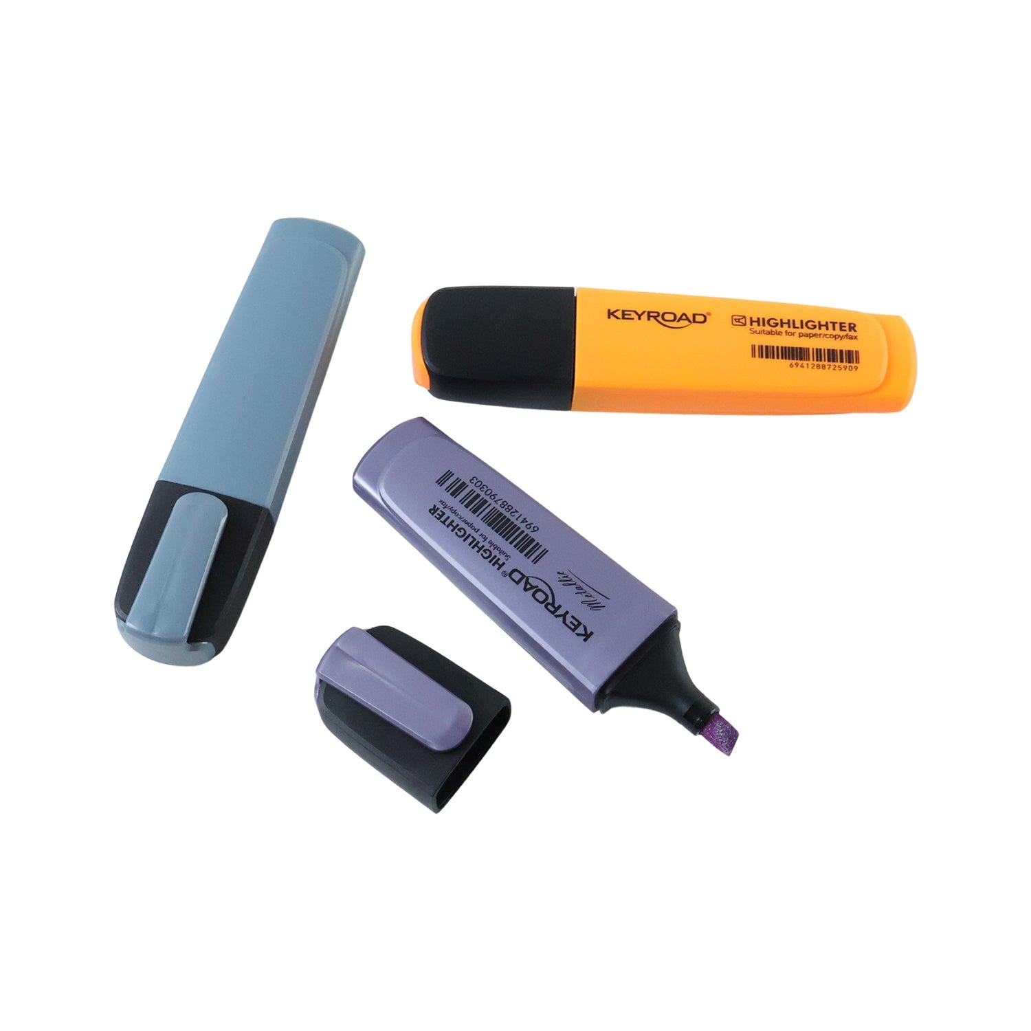 Office stationery highlighter pens with comfortable grip
