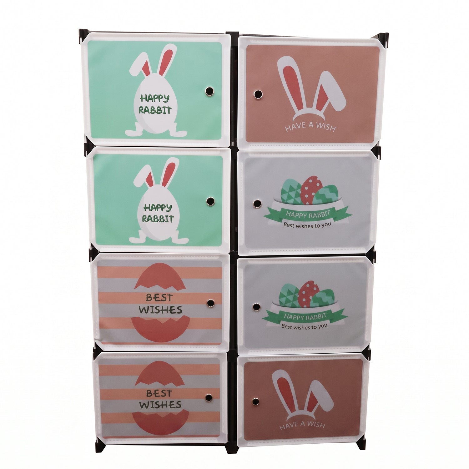 Modular cabinet clothes toys storage