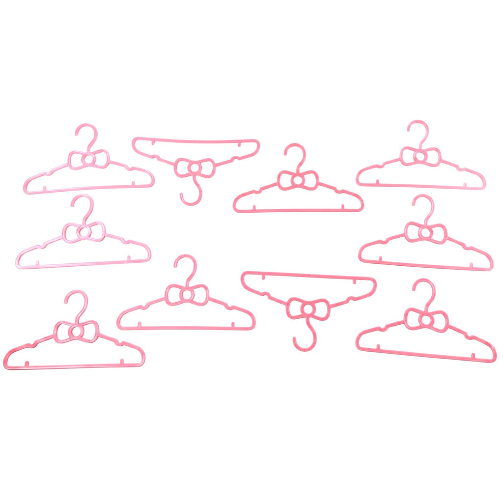 Durable plastic baby hangers for tops, dresses and coats