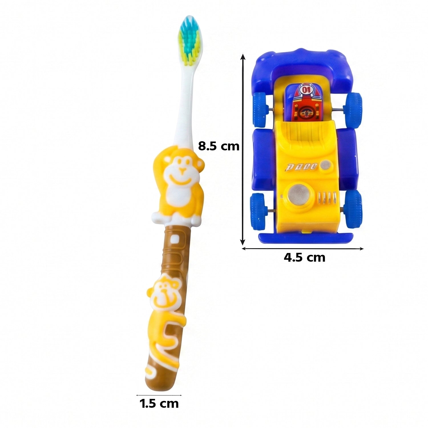 Fun cartoon character toothbrush set for kids dental care