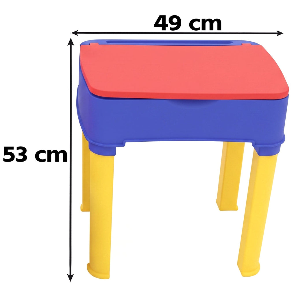 Kids learning table and chair set for study and play