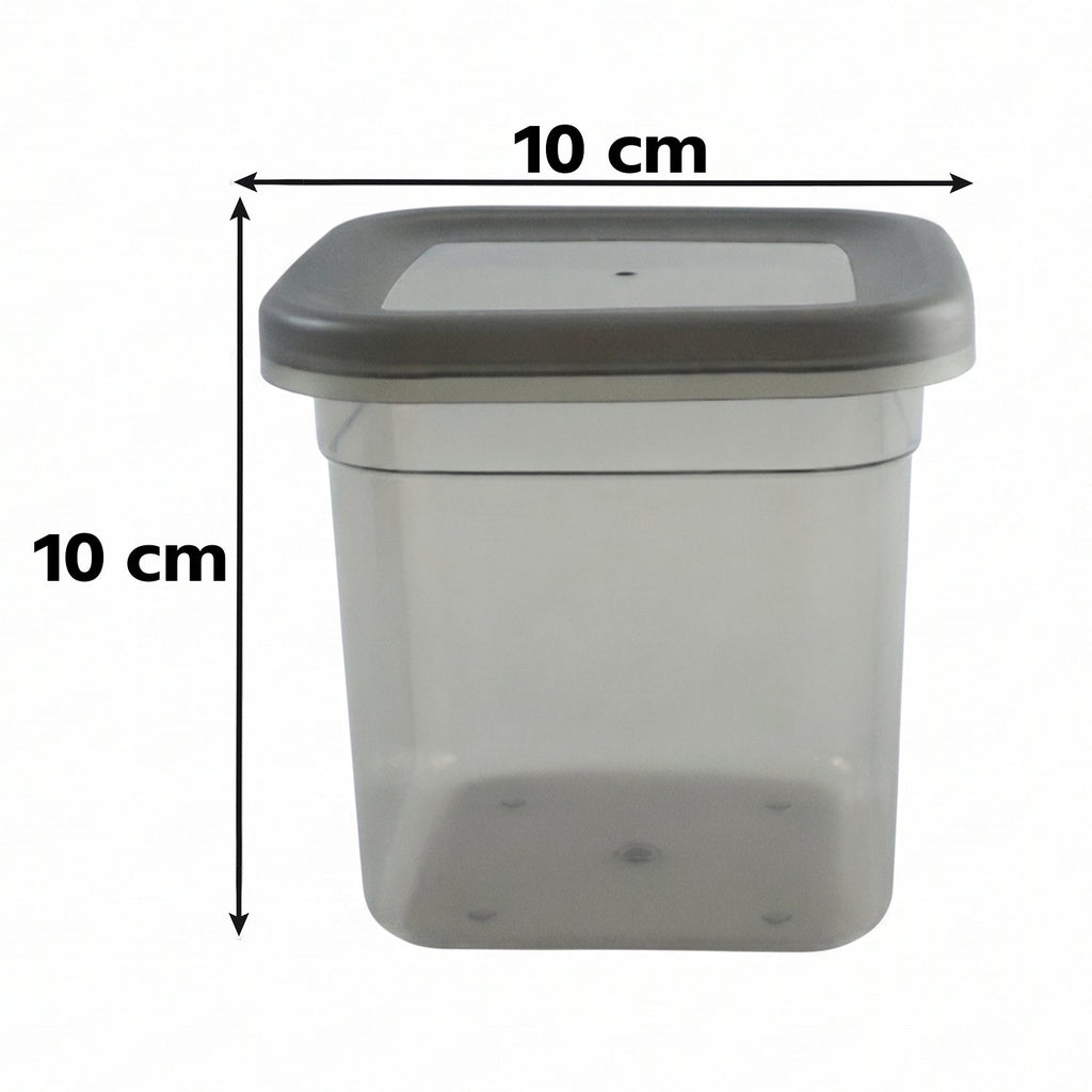 8 piece food storage container set for organised kitchen shelves