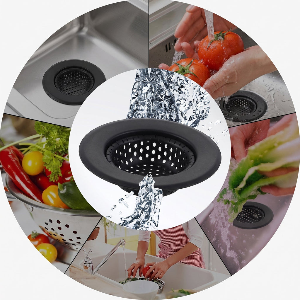 Fine mesh sink drain catcher to keep pipes clear