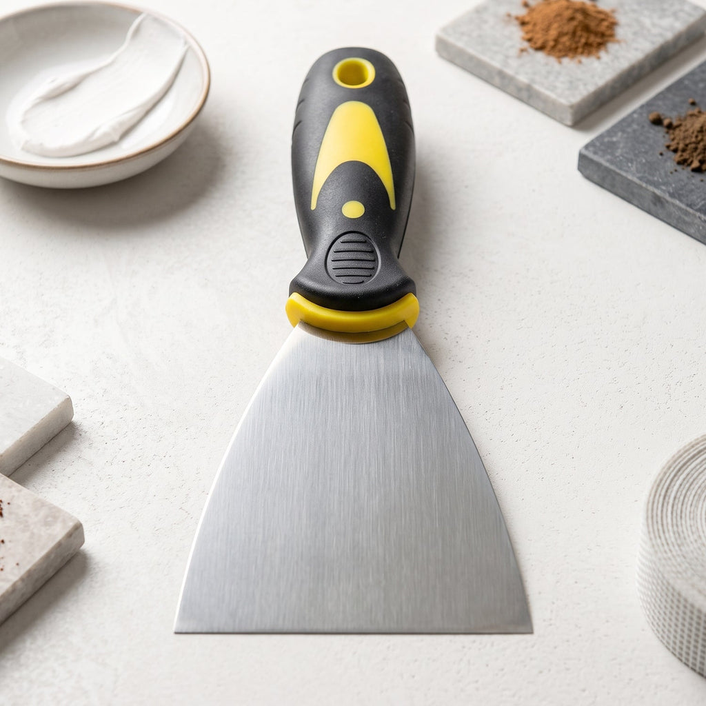Putty knife wall scraping use