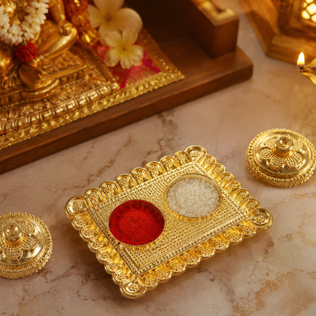 Kumkum holder pooja use