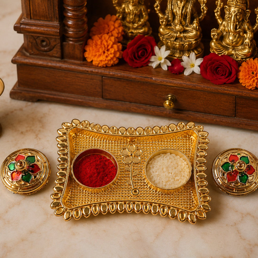 Kumkum holder pooja use