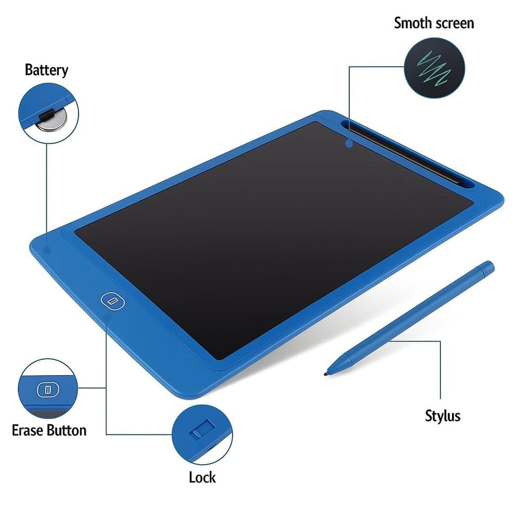 Kids doodle and learn with LCD drawing tablet