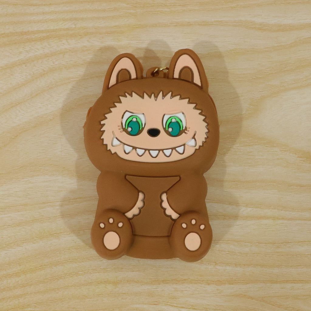 Stylish cartoon character keychain pouch for accessories