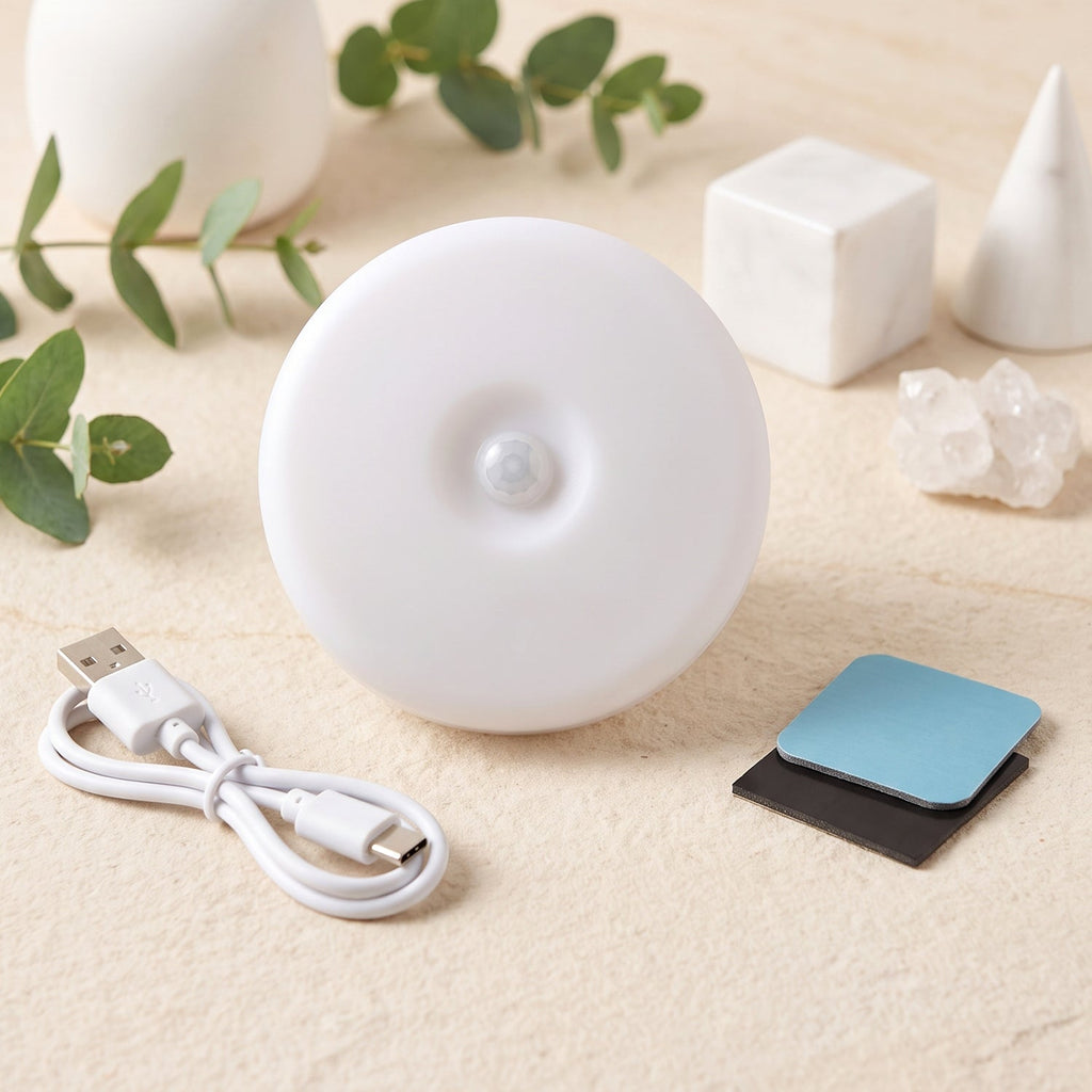 Stick on LED sensor light for stairs, hallways and cupboards