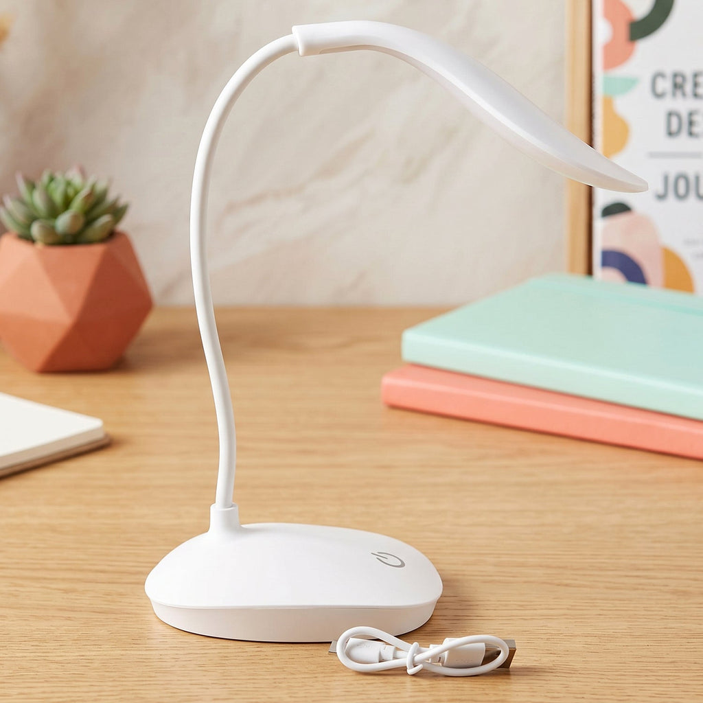 Dimmable touch control study lamp for students and night reading