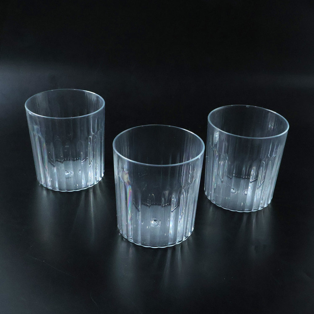 Contemporary kitchen glass set, versatile for water, juice, or cocktails.