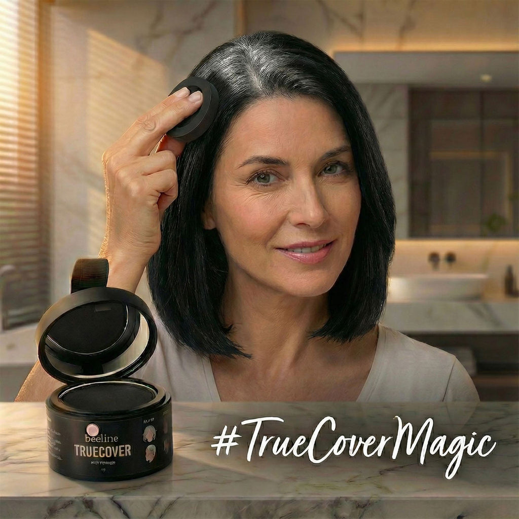Portable hairline touch-up powder for men and women grooming