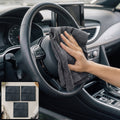 Soft absorbent microfiber cleaning towel