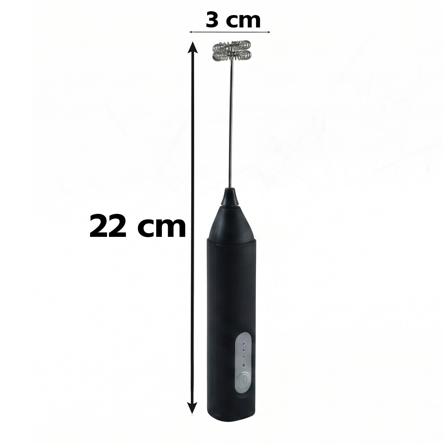 Cordless milk frother wand for creamy coffee foam at home