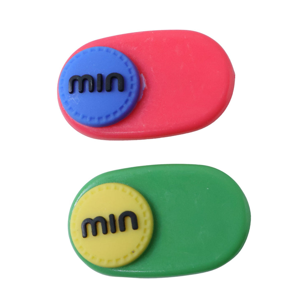 Stylish 4-piece decorative hair clip set with text accent design