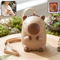 Cute bear shape portable mini fan ideal for travel and outdoor use