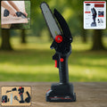 Compact cordless mini electric chainsaw for pruning and wood cutting
