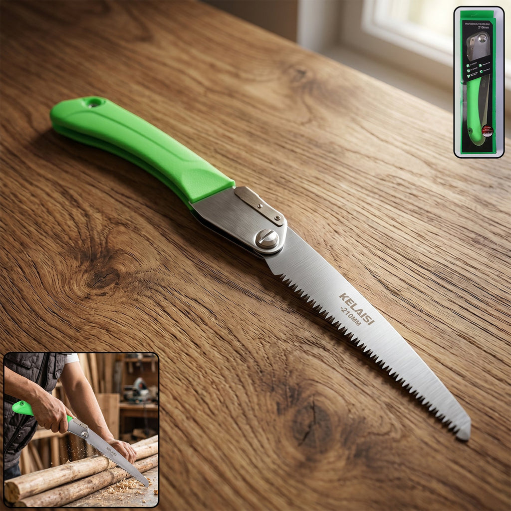 Folding saw 210mm steel blade pruning