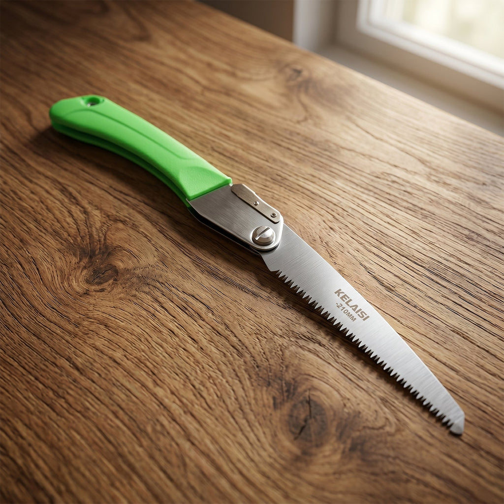 Folding saw blade detail