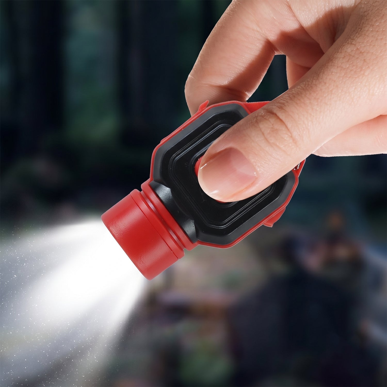 Travel flashlight keychain COB LED panel