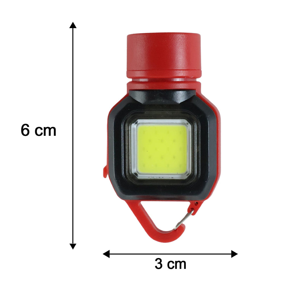 Keychain light clip attachment