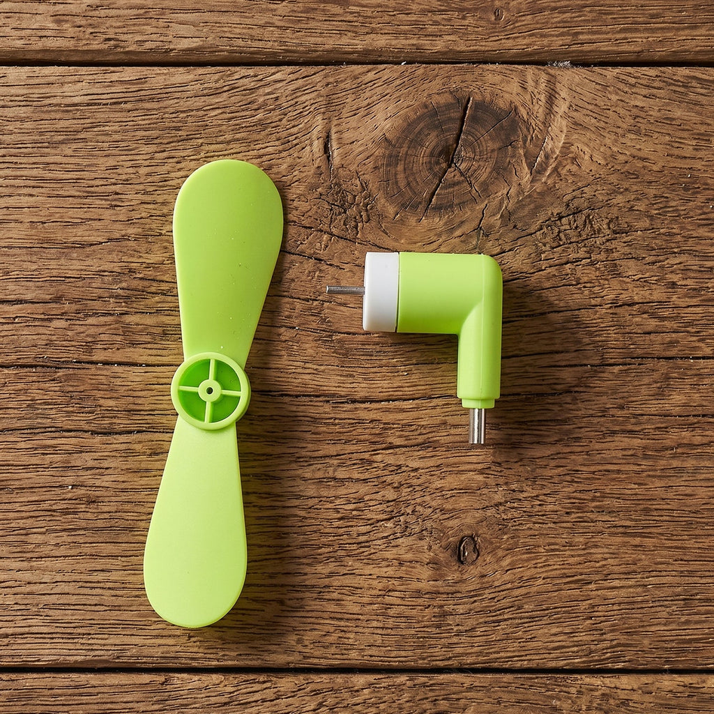 Lightweight USB phone fan for quick personal cooling